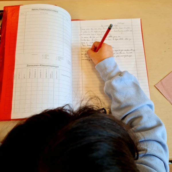 Nun auf Deutsch: Die 3B schreibt Geschichten